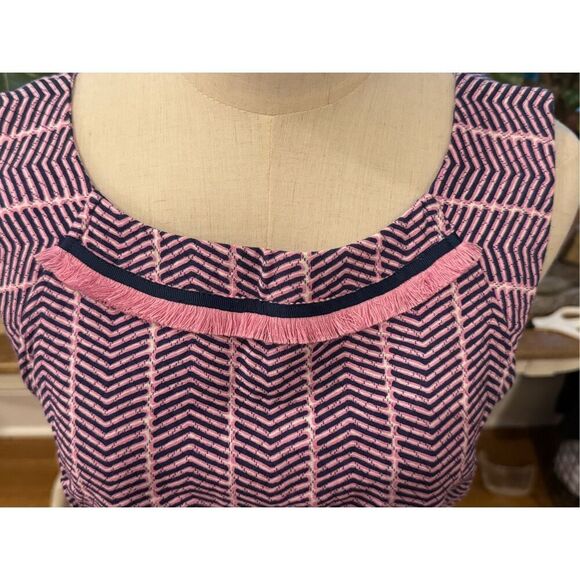 Southern Tide Audrey chevron dress sz 6 - Picture 3 of 4